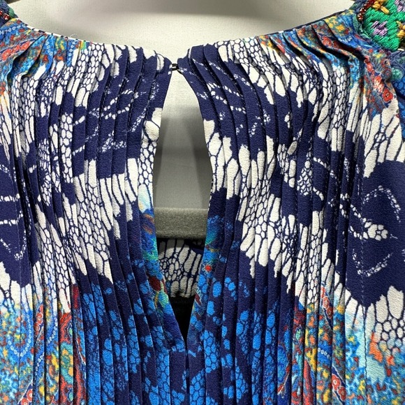 Ranna Gill Anthropologie Boteh
Jewel Beaded Maxi Dress Size 0 Blue Halter Neck - Picture 10 of 11